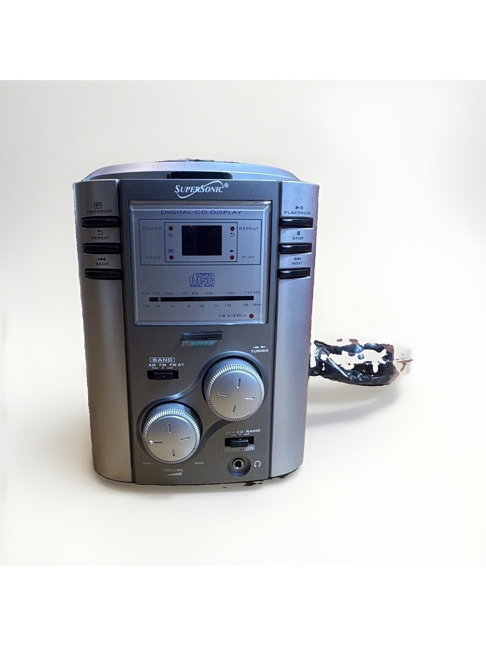 Supersonic SC-913 Micro Hi-Fi Stereo System CD Player AM/FM Radio Boxed